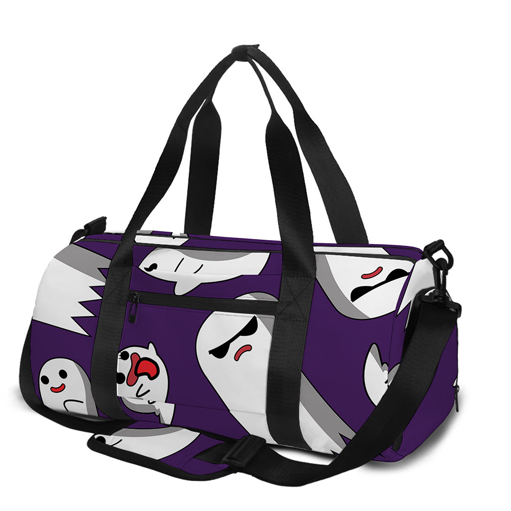 Cartoon Ghost Pattern Print Gym Bag