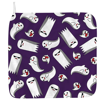 Cartoon Ghost Pattern Print Hand Towel