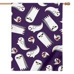 Cartoon Ghost Pattern Print House Flag