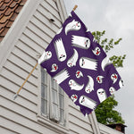 Cartoon Ghost Pattern Print House Flag
