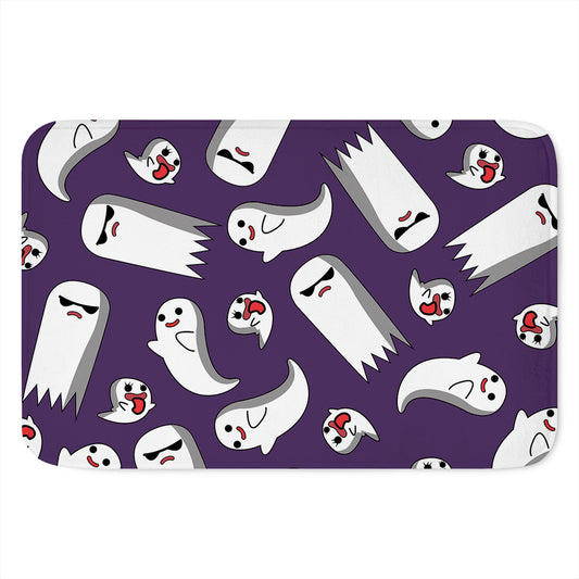 Cartoon Ghost Pattern Print Indoor Door Mat