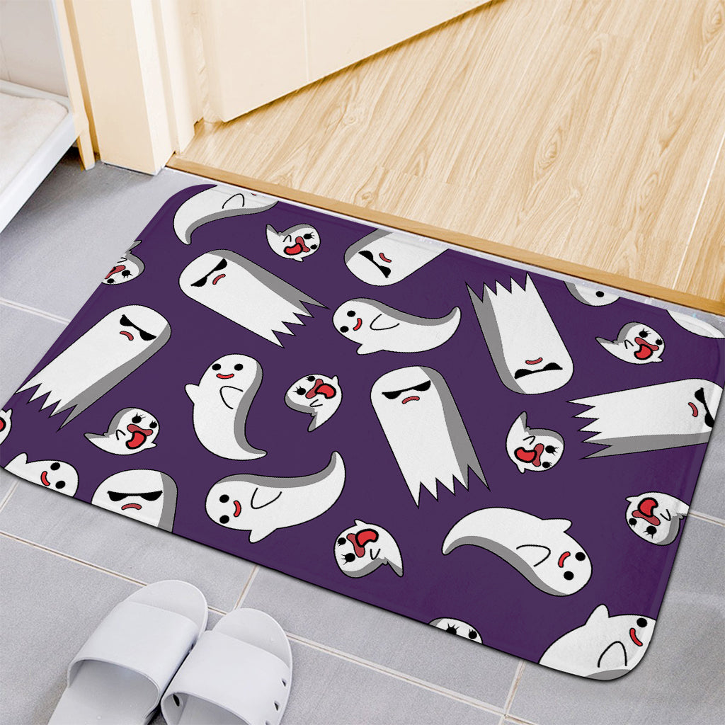 Cartoon Ghost Pattern Print Indoor Door Mat