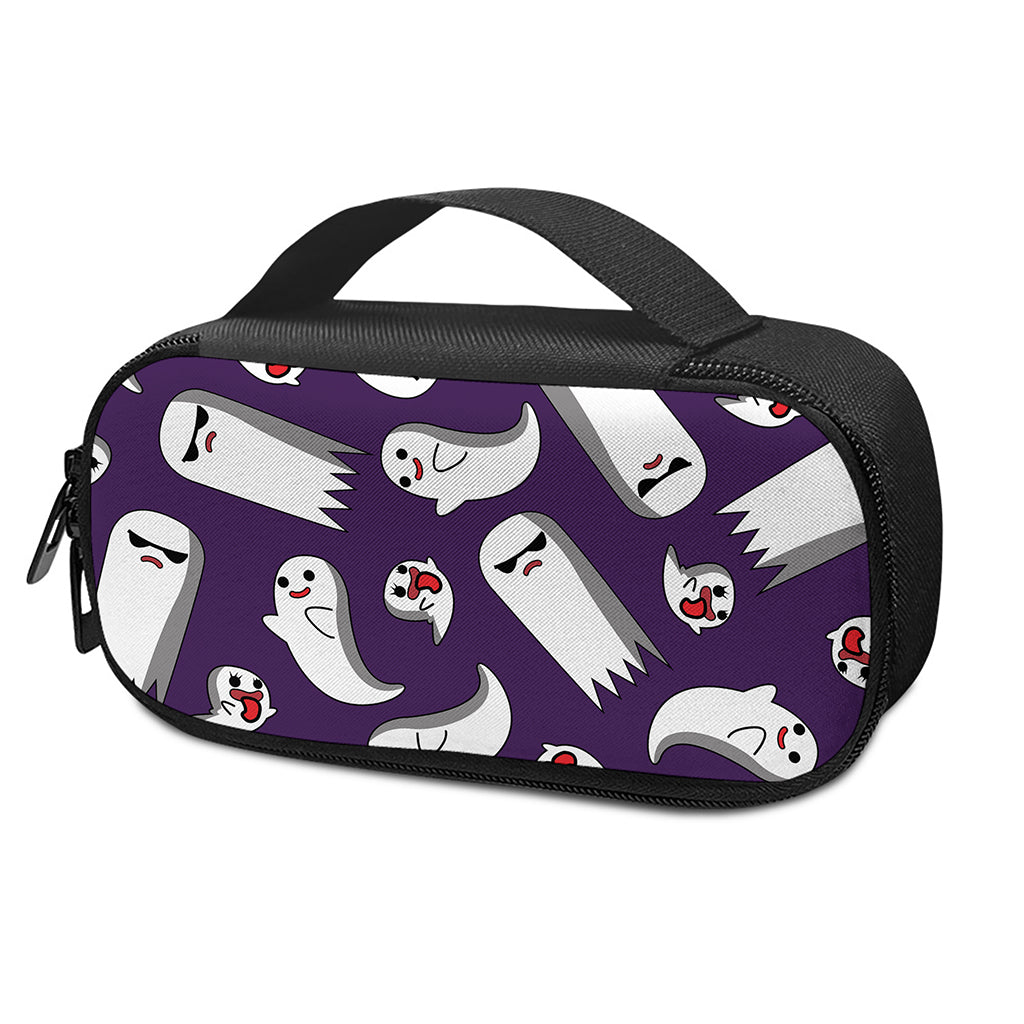Cartoon Ghost Pattern Print Insulin Cooler Travel Case
