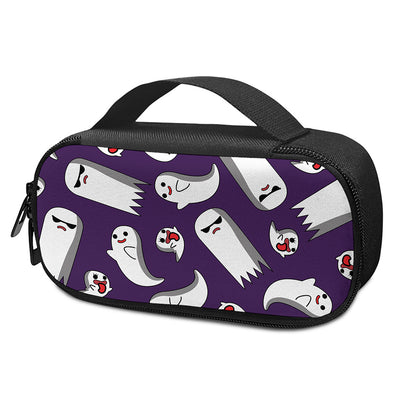 Cartoon Ghost Pattern Print Insulin Cooler Travel Case