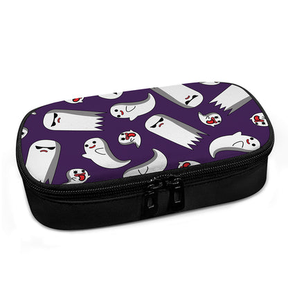 Cartoon Ghost Pattern Print Insulin Cooler Travel Case