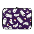 Cartoon Ghost Pattern Print Laptop Sleeve
