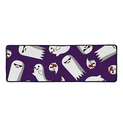 Cartoon Ghost Pattern Print Long Kitchen Mat