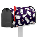 Cartoon Ghost Pattern Print Mailbox Cover
