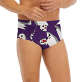 Cartoon Ghost Pattern Print Men's Briefs