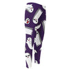 Cartoon Ghost Pattern Print Men's Compression Pants