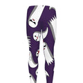 Cartoon Ghost Pattern Print Men's Leggings
