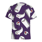 Cartoon Ghost Pattern Print Men's Sports T-Shirt