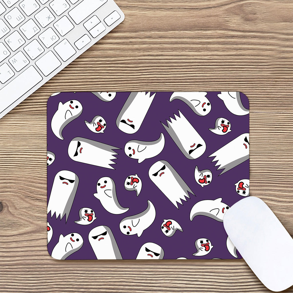 Cartoon Ghost Pattern Print Mouse Pad