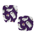 Cartoon Ghost Pattern Print Office Chair Cover