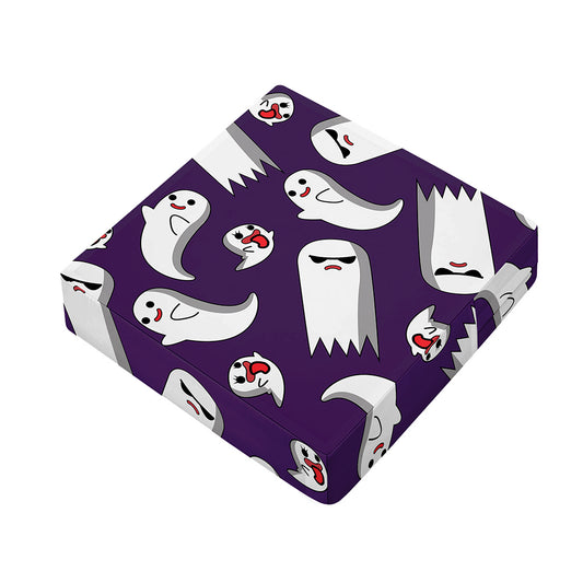 Cartoon Ghost Pattern Print Outdoor Seat Cushion Cover
