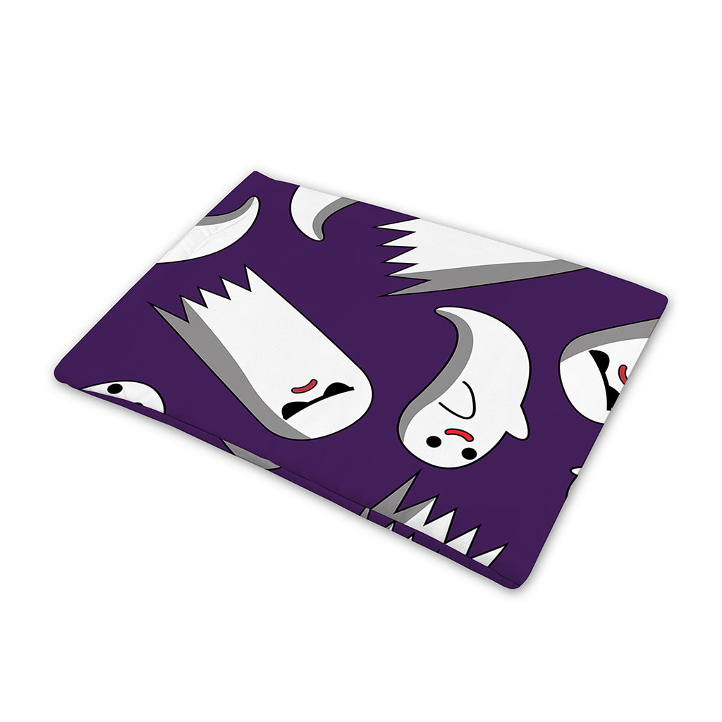Cartoon Ghost Pattern Print Pet Cooling Mat Cover