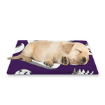 Cartoon Ghost Pattern Print Pet Cooling Mat Cover