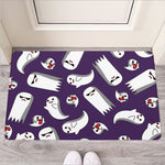 Cartoon Ghost Pattern Print Rubber Doormat