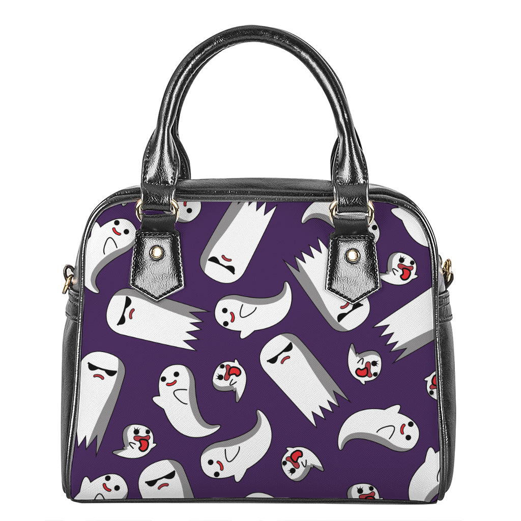 Cartoon Ghost Pattern Print Shoulder Handbag