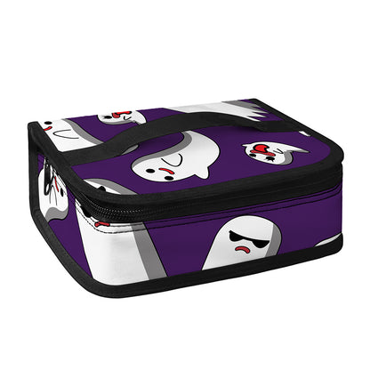 Cartoon Ghost Pattern Print Small Lunch Bag