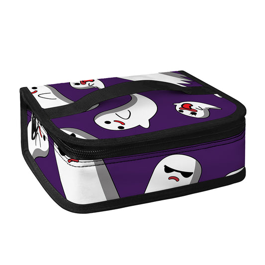 Cartoon Ghost Pattern Print Small Lunch Bag