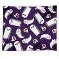Cartoon Ghost Pattern Print Tapestry