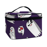 Cartoon Ghost Pattern Print Travel Makeup Bag