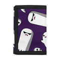 Cartoon Ghost Pattern Print Trifold Wallet