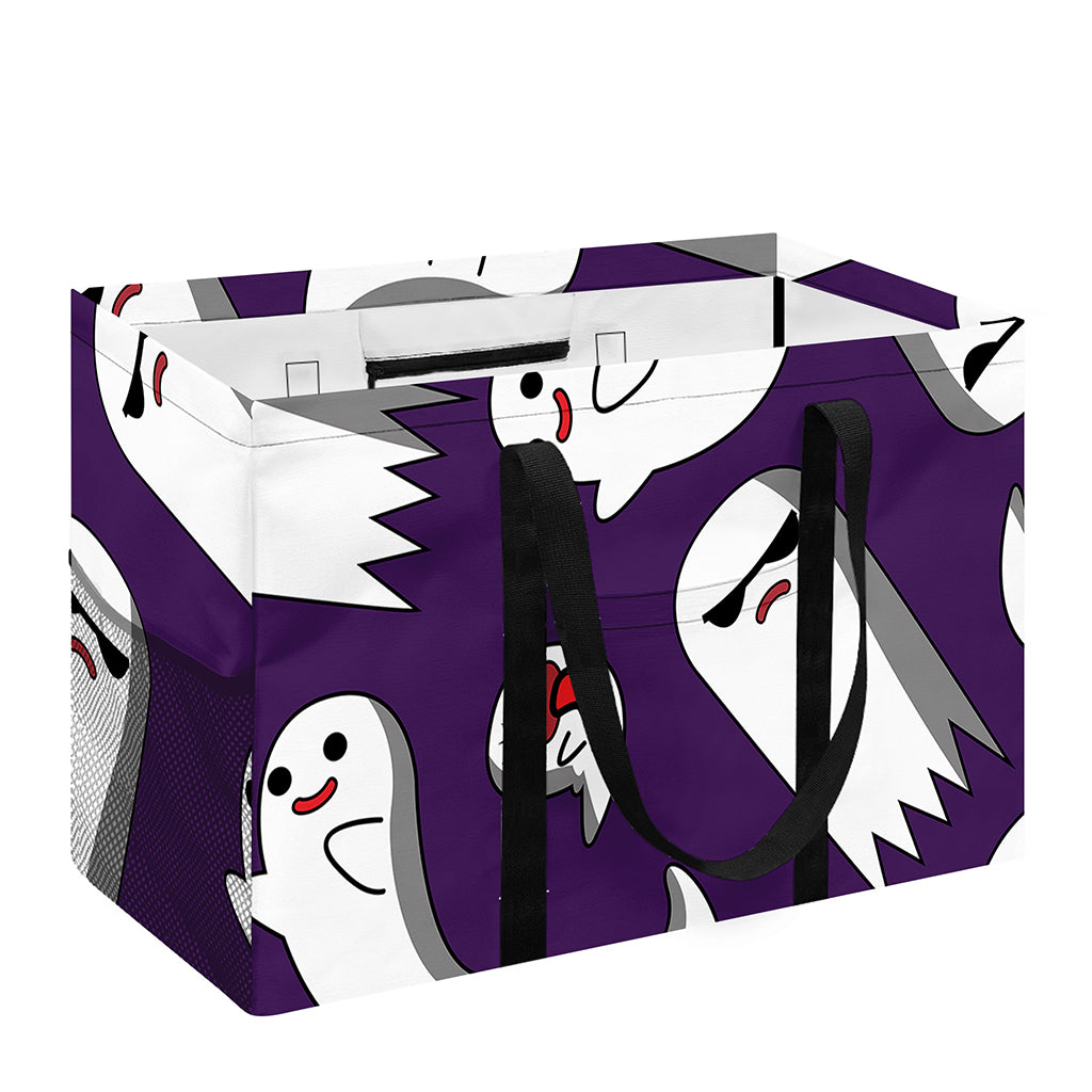 Cartoon Ghost Pattern Print Utility Tote Bag