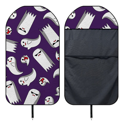 Cartoon Ghost Pattern Print Waterproof Car Seat Cover