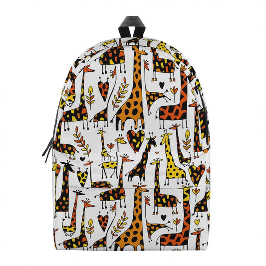 Cartoon Giraffe Pattern Print Backpack
