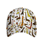Cartoon Giraffe Pattern Print Baseball Cap