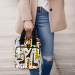 Cartoon Giraffe Pattern Print Bible Tote Bag