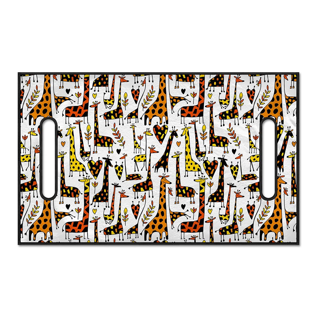Cartoon Giraffe Pattern Print Golf Cart Seat Cover