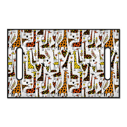 Cartoon Giraffe Pattern Print Golf Cart Seat Cover