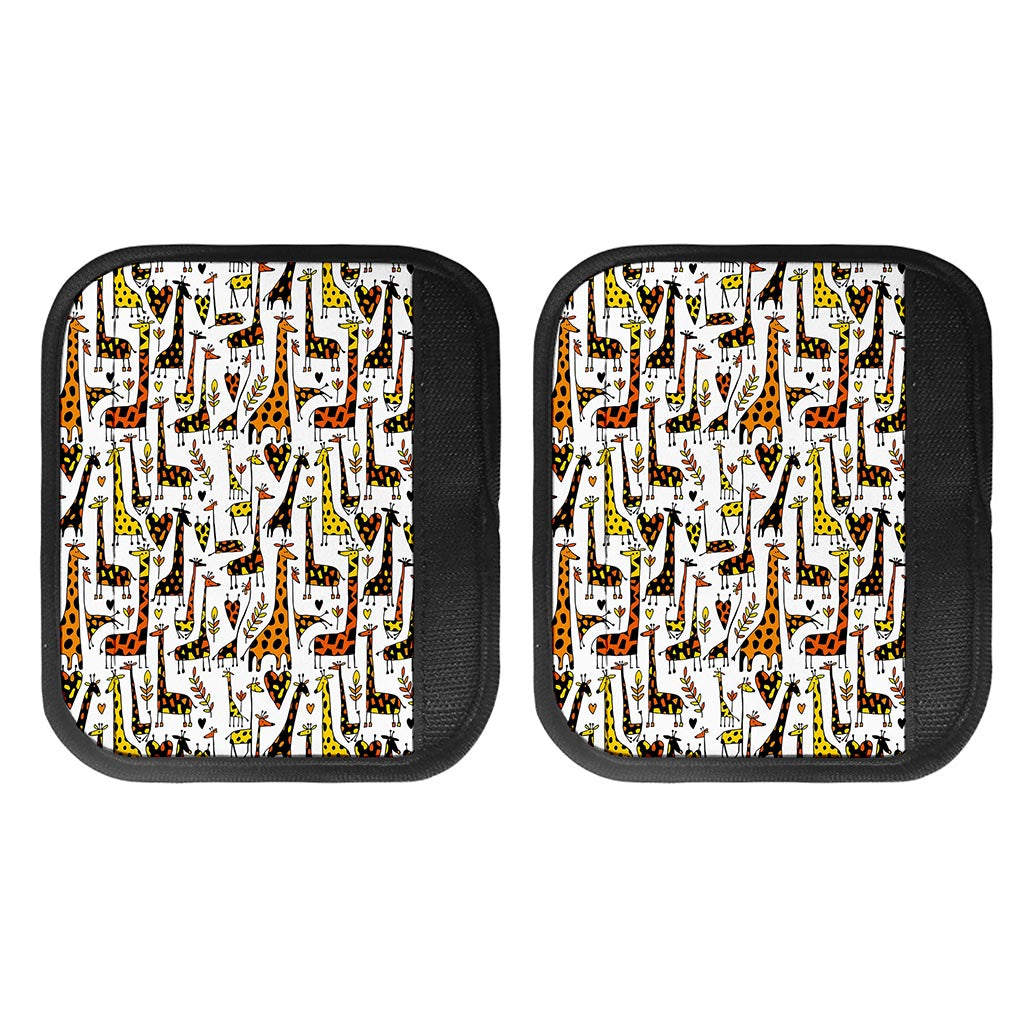 Cartoon Giraffe Pattern Print Handle Covers