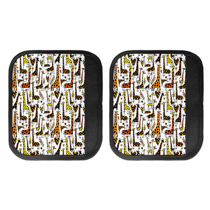 Cartoon Giraffe Pattern Print Handle Covers