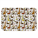 Cartoon Giraffe Pattern Print Indoor Door Mat