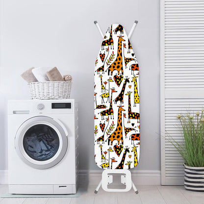 Cartoon Giraffe Pattern Print Ironing Board Cover