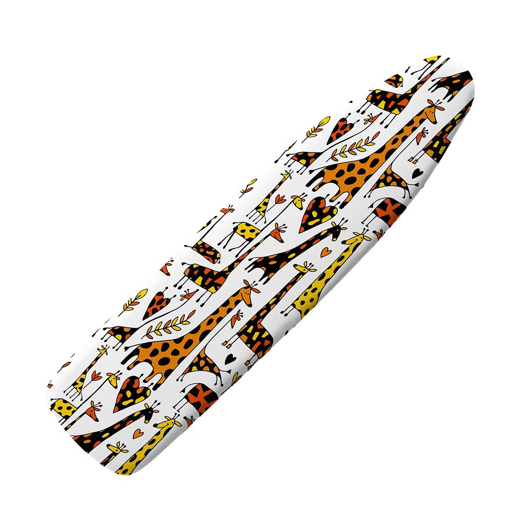 Cartoon Giraffe Pattern Print Ironing Board Cover