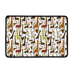 Cartoon Giraffe Pattern Print Kitchen Mat