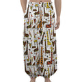 Cartoon Giraffe Pattern Print Lantern Pants