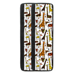 Cartoon Giraffe Pattern Print Refrigerator Handle Covers