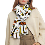 Cartoon Giraffe Pattern Print Scarf