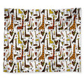 Cartoon Giraffe Pattern Print Tapestry