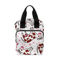 Cartoon Happy Dairy Cow Pattern Print Bible Tote Bag