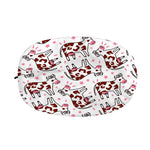 Cartoon Happy Dairy Cow Pattern Print Car Side Mirror Covers