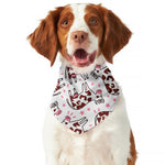 Cartoon Happy Dairy Cow Pattern Print Dog Bandana