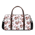 Cartoon Happy Dairy Cow Pattern Print Duffel Bag