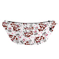 Cartoon Happy Dairy Cow Pattern Print Fanny Pack